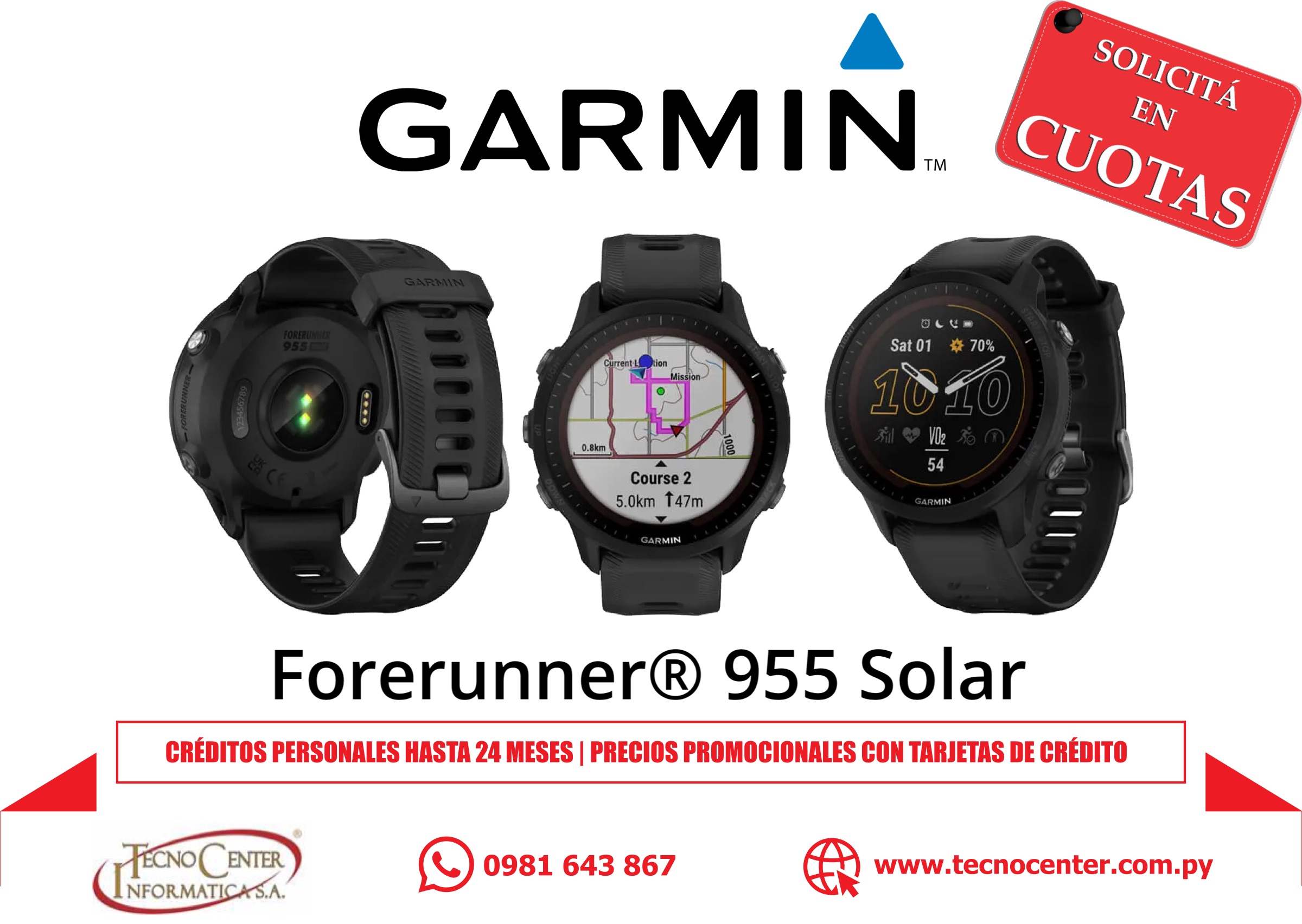 Smartwatch Garmin Forerunner 955 Solar